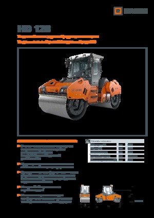 Tandem-Vibrowalzen Hamm HD 128