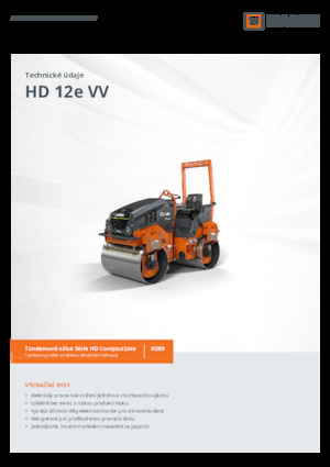 Tandem-Vibrowalzen Hamm HD 12e VV
