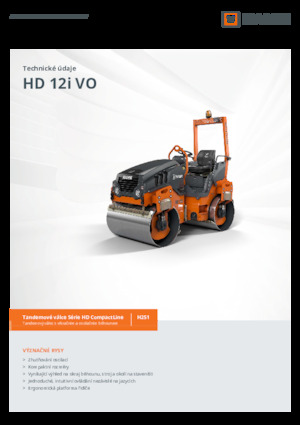 Tandem-Vibrowalzen Hamm HD 12i VO
