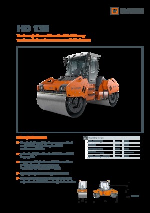 Tandem-Vibrowalzen Hamm HD 138