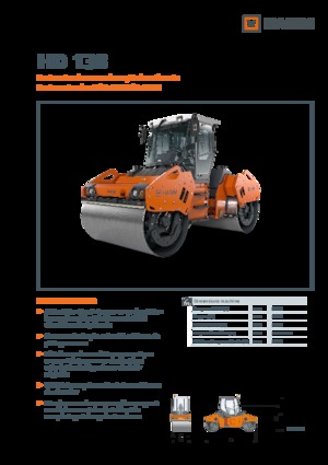 Tandem-Vibrowalzen Hamm HD 138