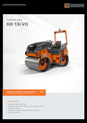 Tandem-Vibrowalzen Hamm HD 13i VO