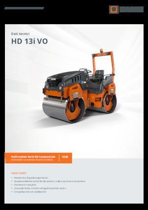 Tandem-Vibrowalzen Hamm HD 13i VO