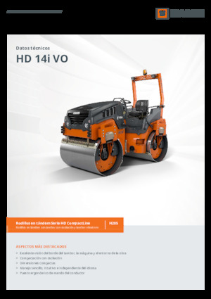 Tandem-Vibrowalzen Hamm HD 14i VO