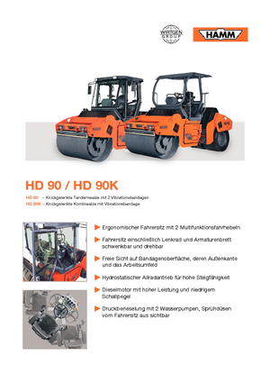 Kombiwalzen Hamm HD 90