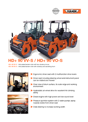 Kombiwalzen Hamm HD+90 VV-S