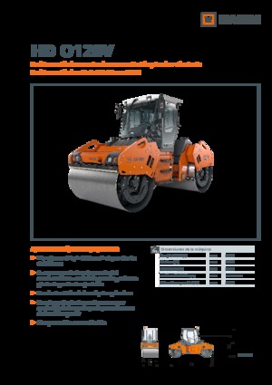 Tandem-Vibrowalzen Hamm HD O128V
