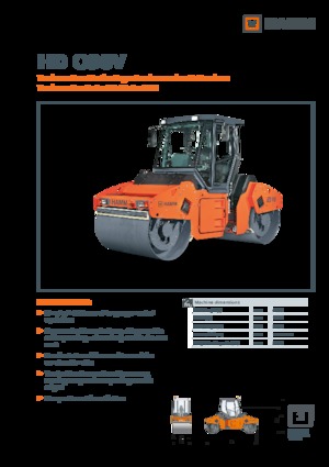 Tandem-Vibrowalzen Hamm HD O90V