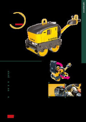 Tandem-Vibrowalzen Sakai HV520