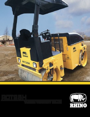 Tandem-Vibrowalzen RHINO RCT25H