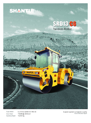 Tandem-Vibrowalzen Shantui SRD13-C6