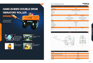 Tandem-Vibrowalzen Shantui SRD800L 