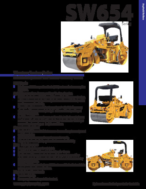 Tandem-Vibrowalzen Sakai SW654B