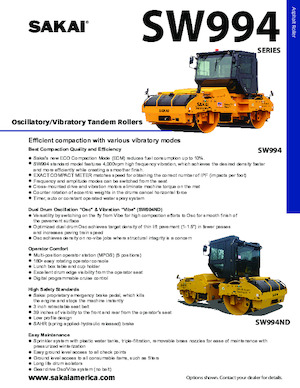 Tandem-Vibrowalzen Sakai SW994