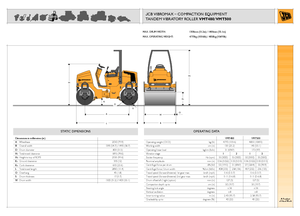Tandem-Vibrowalzen JCB-Vibromax VMT 500
