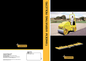 Tandem-Vibrowalzen Lebrero VTA 202-100