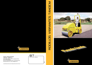 Tandem-Vibrowalzen Lebrero VTA 202-100