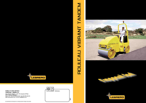 Tandem-Vibrowalzen Lebrero VTA 202-100