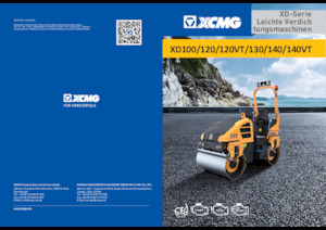 Tandem-Vibrowalzen XCMG XD120