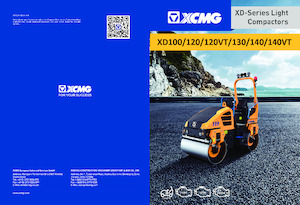 Tandem-Vibrowalzen XCMG XD120