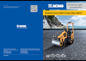 Tandem-Vibrowalzen XCMG XD120