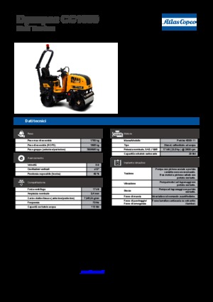 Tandem-Vibrowalzen Dynapac CC 1000
