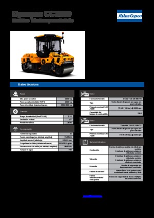 Tandem-Vibrowalzen Dynapac CC 3300