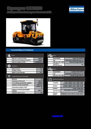 Tandem-Vibrowalzen Dynapac CC 3300