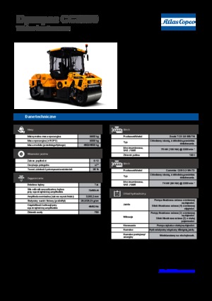 Tandem-Vibrowalzen Dynapac CC 3300