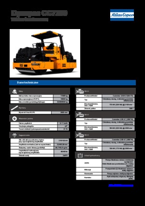 Tandem-Vibrowalzen Dynapac CC 7200