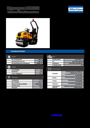 Tandem-Vibrowalzen Dynapac CC 900