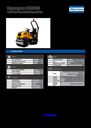 Tandem-Vibrowalzen Dynapac CC 900