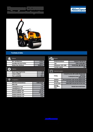 Tandem-Vibrowalzen Dynapac CC 900 S 