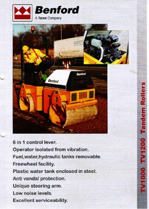 Tandem-Vibrowalzen Benford TV 1200