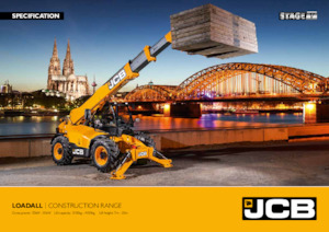Teleskopen starr JCB 540-180 Hi-Viz 