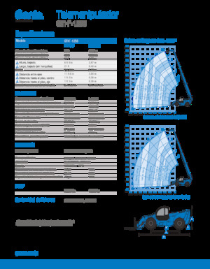 Teleskopen starr Genie GTH-1256 