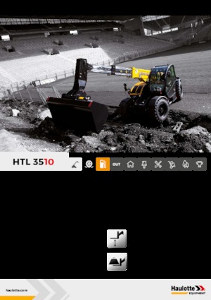 Teleskopen starr Haulotte HTL3510