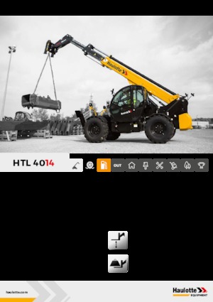 Teleskopen starr Haulotte HTL4014