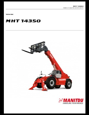 Teleskopen starr Manitou MHT 14350