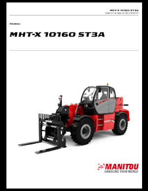 Teleskopen starr Manitou MHT-X 10160 ST3A