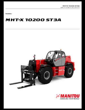 Teleskopen starr Manitou MHT-X 10200 ST3A