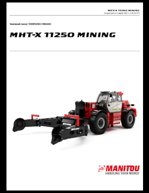 Teleskopen starr Manitou MHT-X 11250 Mining
