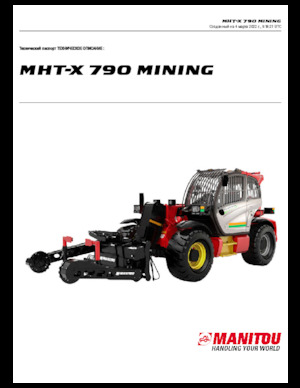 Teleskopen starr Manitou MHT-X 790 Mining