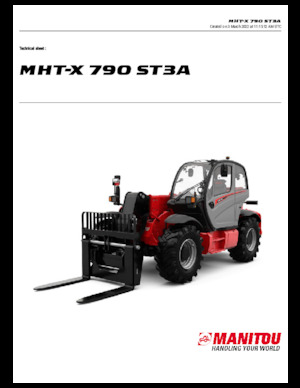 Teleskopen starr Manitou MHT-X 790 ST3A