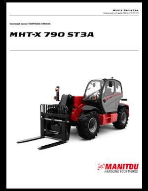 Teleskopen starr Manitou MHT-X 790 ST3A