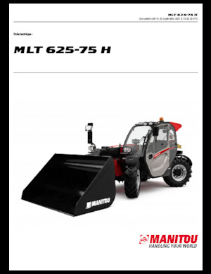 Teleskopen starr Manitou MLT 625-75 H