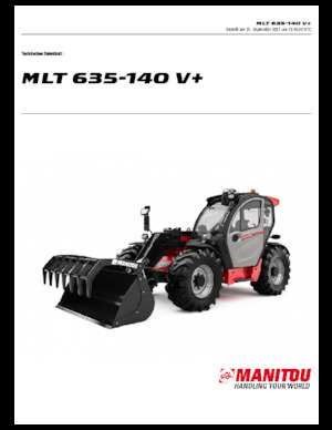 Teleskopen starr Manitou MLT 635-140 V+