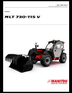 Teleskopen starr Manitou MLT 730-115 V