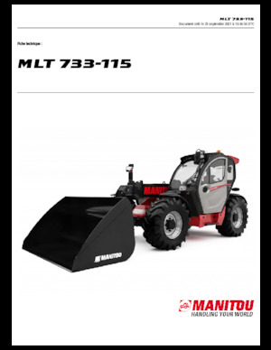 Teleskopen starr Manitou MLT 733-115