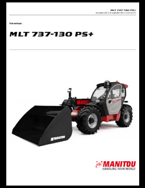 Teleskopen starr Manitou MLT 737-130 PS